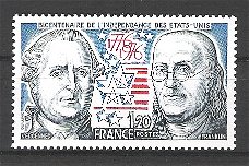 Frankrijk 1976 Bic. de l'independance des Etats-Unis postfri