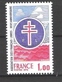 Frankrijk 1976 Assoc. des Francais Libres postfris - 1