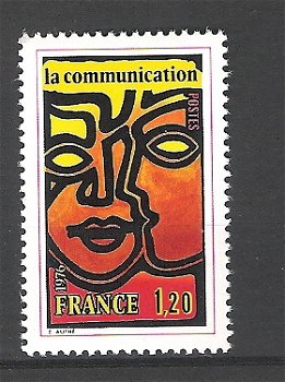 Frankrijk 1976 La Communication postfris - 1