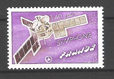 Frankrijk 1976 Satellite 'Symphonie' postfris - 1