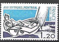 Frankrijk 1976 Jeux Olympiques de Montreal postfris