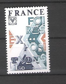 Frankrijk 1976 Foires expositions postfris