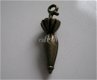 bedeltje/charm mode accessoires:paraplu rond brons - 27x7 mm - 1 - Thumbnail