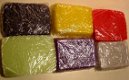 ca. 100 gram Zeep plakken op geur en kleur bedankjes - 3 - Thumbnail