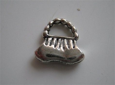 bedeltje/charm tasje:tasje 2 - 15x14 mm - 1