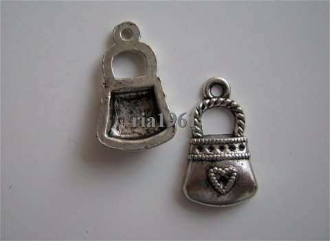 bedeltje/charm tasje:tasje 8 - 21x12 mm - 1