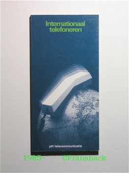 [1985~] Internationaal telefoneren, PTT - 1