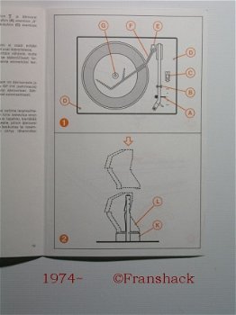 [1974~] User Manual, Platenwisselaar GC 051/ GA 151, Philips - 3