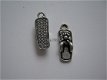 bedeltje/charm schoenen:slipper 1 - 19x7 mm - 1 - Thumbnail