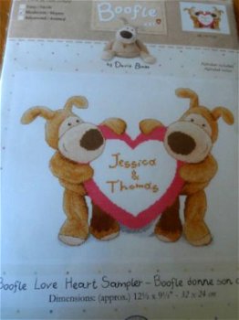 Sale DMC Boofle Love Heart Sampler BK1017/68 - 1