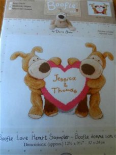 Sale DMC Boofle Love Heart Sampler BK1017/68