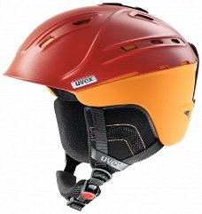 Uvex p2us Skihelm 2015 blood orange