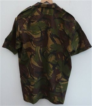 Blouse / Overhemd, Zomer, Korte Mouw, KL, M93, Woodland Camouflage, maat: 6080/0005, jaren'90.(Nr.1) - 4