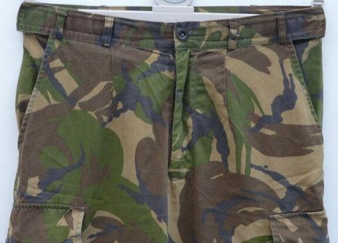 Broek, Gevechts, Uniform, Zomer, KL, M93, Woodland Camouflage, maat: 8595/7080, 1994.(Nr.1) - 1