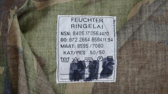 Broek, Gevechts, Uniform, Zomer, KL, M93, Woodland Camouflage, maat: 8595/7080, 1994.(Nr.1) - 4