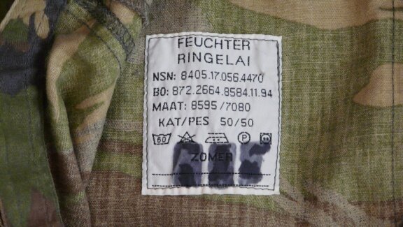 Broek, Gevechts, Uniform, Zomer, KL, M93, Woodland Camouflage, maat: 8595/7080, 1994.(Nr.2) - 4