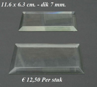 === Geslepen vlak glas = gebruikt === 25491 - 1