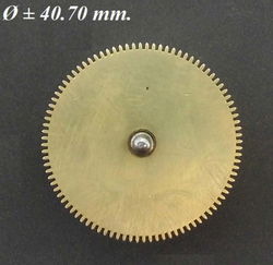 Veer trommel = Franse pendule = zonder veer =25409