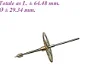 === Centrumrad = Franse pendule = oud === 25505 - 1 - Thumbnail