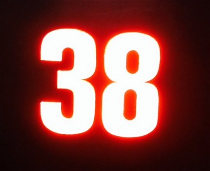 huisnummers reflecterende nummer stickers, kliko container huisnummers - 3