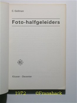 [1972] Foto - Halfgeleiders, Geilman, Kluwer. - 2