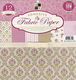 NIEUW Adhesive Fabric Paper Pink Floral 12 Inch Paper Pad van DCWV. - 1 - Thumbnail