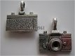 bedeltje/charm mannen : camera (zwaar) - 22x21 mm - 0 - Thumbnail