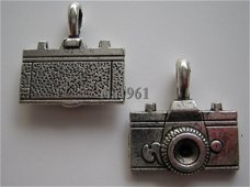 bedeltje/charm mannen : camera (zwaar) - 22x21 mm