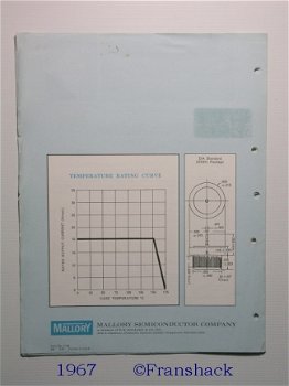 [1966/7] Silicon Rectifiers, Mallory - 2