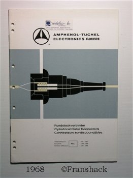 [1968] Cylindrical Cable Connectors, Bulletin 40A, Amphenol-Tuchel - 1