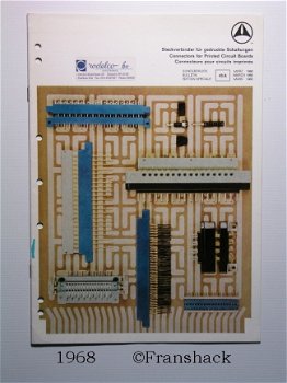 [1968] Connectors for Printed Circuit Boards, Bulletin 43A, Amphenol-Tuchel. - 1