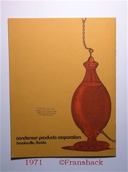 [1971] Capacitor Catalog, Condenser Products Corporation. - 4