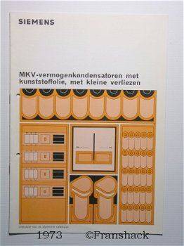 [1973~] MKV-vermogenkondensatoren, Siemens - 1