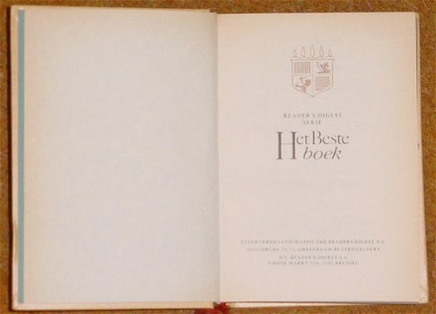 Boek, Het Beste Boek, Reader's Digest Serie, 1977.(Nr.4) - 2
