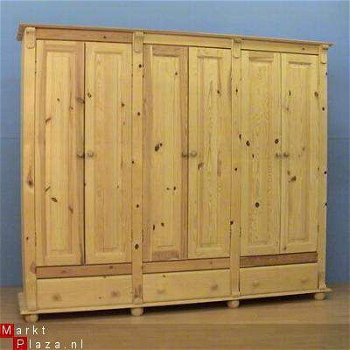 houten SLAAPKAMERKASTEN 1 t/m 6 deuren - 3