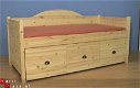 massief houten BED met 2 LADEN - 5 - Thumbnail