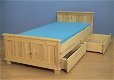 massief houten bed BOBBY laag - 2 - Thumbnail