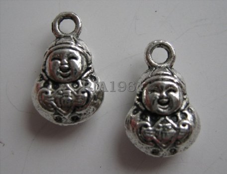 bedeltje/charm buddha:baby buddha - 13 mm - 1