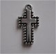 bedeltje/charm religie: kruisje 01 - 20x10 mm - 1 - Thumbnail