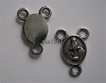 bedeltje/charm religie:connectors madonna-15x10mm:10 v. 0,75 - 1