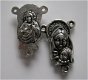 bedeltje/charm religie:connector maria met kindje - 22x15 mm - 1 - Thumbnail
