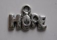 bedeltje/charm religie: hope - 13x9 mm - 1 - Thumbnail