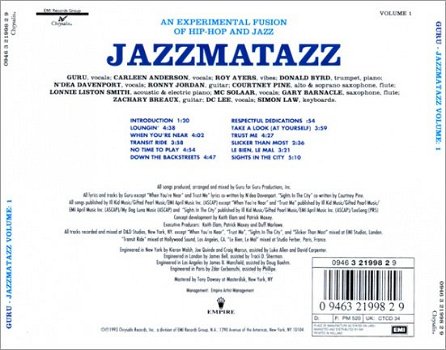 CD Guru ‎– Jazzmatazz Volume: 1 - 2