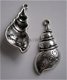 bedeltje/charm strand: hoornschelp grt - 30x13 mm - 1 - Thumbnail