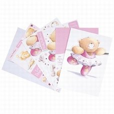 Forever Friends Decoupage Card pakket - Birthday girl A4