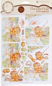 Foever Friends - Decoupage pack - On the river A4 - 1