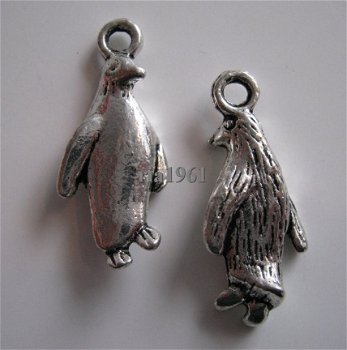 bedeltje/charm zee : pinguin - 23 mm - 1