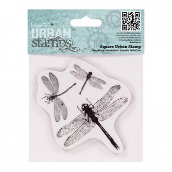 Papermania Urban Stamp - Dragonflies - 1