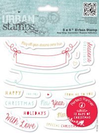 Urban Stamp - 12 Days of Christmas - Word Banner