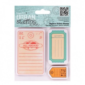 Urban Stamp - All Aboard - Tags - 1
